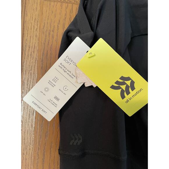 Women's Soft Active Bodysuit Size XL All In Motion Black Moisture Wicking Drying - Picture 4 of 11